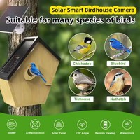 5MP Full HD 2.5K résolution solaire intelligente double lumière Vision nocturne nichoir motif solide couleur/IR caméra de chasse en plastique
