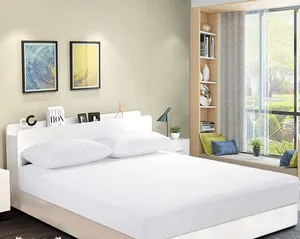 Soğutmalı yatak pedi kapak 100% su geçirmez hipoalerjenik yatak koruyucu hava kumaş pürüzsüz yumuşak nefes bambu 3D kartonları