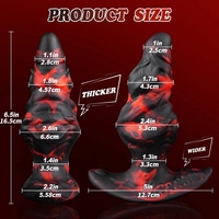 Jouet anal réaliste en silicone pour homme, stimulateur de prostate, plug anal fantaisie monstre, perles anales, stimulation réaliste
