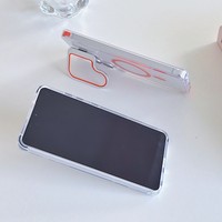 Casing HP Transparan Berkualitas Warna Jernih Anti Benturan dengan Gasbag, Penyangga Kamera Magnetik, untuk Samsung S26 S25 S24 A17 A56 A57