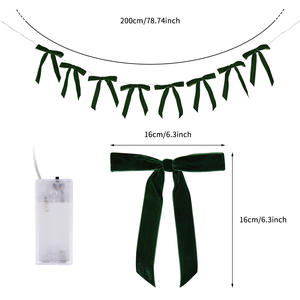 Bannière de fleurs en polyester à 100% pour la décoration de Noël, d'<span class=keywords><strong>anniversaire</strong></span>, de fête de mariage - Product Image 2