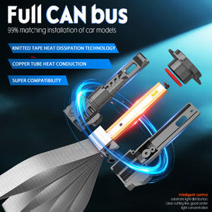 Bombilla LED Xenplus B1 para Faros Delanteros, 100W, 6000K, con Tira de Cobre Trenzado, Refrigeración sin Ventilador, H7, H4, 9005, 9006 - Product Image 4