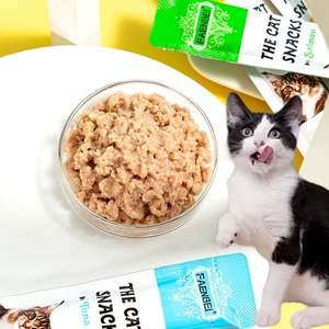 Tiras de carne fresca para gatos, bocadillos líquidos para gatos, 15g, comida húmeda nutritiva, barra para gatos al por mayor - Product Image 2