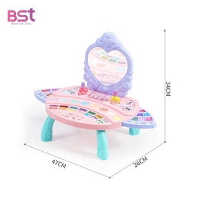 Jeu de jouets de <span class=keywords><strong>maquillage</strong></span> BST coiffeuse de <span class=keywords><strong>maquillage</strong></span> pour enfants, jouets de <span class=keywords><strong>maquillage</strong></span> Table de <span class=keywords><strong>maquillage</strong></span> scintillante pour enfants de rêve pour filles - Product Image 5