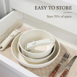 <span class=keywords><strong>Poignée</strong></span> <span class=keywords><strong>amovible</strong></span> <span class=keywords><strong>universelle</strong></span> facile à installer pour cuisinière, en bakélite classique, couleur crème - Product Image 2