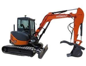 Mini-excavatrice de chantier Hitachi Zx50, mini-excavatrice hydraulique sur chenilles Hitachi, mini-excavatrice de 6 tonnes, petite pelle à vendre - Product Image 1