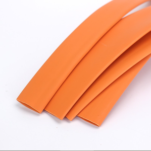 Manchon thermorétractable orange pour l'isolation des faisceaux de câbles de véhicules électriques (EV) et busbars, conforme RoHS, taille personnalisée disponible - Product Image 1