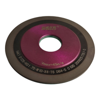 Disque de meulage diamanté 14A1 125X31.75X10X4X6T pour machine CNC pour affûter les outils de sculpture sur bois