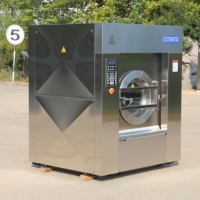 Laveuse-essoreuse électrique industrielle entièrement automatique 220V pour hôtel, hôpital, blanchisserie commerciale