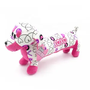 Brinquedo fofinho personalizado de pelúcia engraçado mini brinquedo de pelúcia para cachorro macio boneco animal