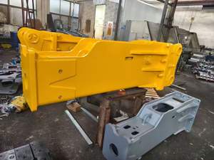 Martillo hidráulico <span class=keywords><strong>silencioso</strong></span> para cabezales de cucharones de excavadoras. Trituradora de rocas de bajo ruido. Equipo de demolición de edificios. - Product Image 4