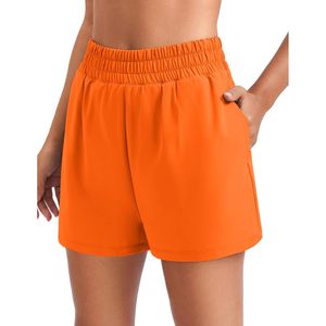FOXA Short de course 2 en 1 pour femme, short de sport à taille haute, séchage rapide, avec 4 poches pour l'entraînement - Product Image 2