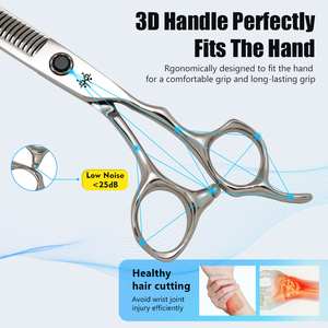 Tijeras profesionales japonesas de acero 440c para adelgazar el cabello, tijeras de peluquero, tijeras de peluquería, herramientas de belleza para estilista - Product Image 5
