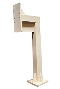 Fabrication de piliers en acier structurel ISO 2768-m |   Colonne de support pour machines sur mesure |   Soudage en acier Q235 - Product Image 6