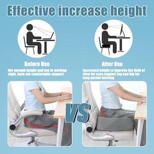 <span class=keywords><strong>Coussin</strong></span> de siège d'appoint pour <span class=keywords><strong>adulte</strong></span> en mousse à mémoire de forme extra épaisse pour <span class=keywords><strong>voiture</strong></span>, hauteur, fauteuil roulant âgé et siège de chaise de bureau - Product Image 5