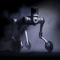 Robot industriel à roues pour l'inspection logistique et les opérations sur terrains complexes B2W