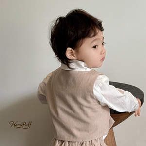 Tenue formelle Hamipuff style gentleman 100 % coton doux et respirant pour fêtes, mariages et séances photo – En stock - Product Image 3