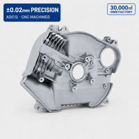 Boîtier de carter en aluminium moulé sous pression 3KW ADC12, usiné CNC, directement de l'usine, ±0.02mm, pièces OEM pour générateur onduleur 3-3.5KW