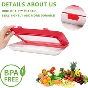 Food <b>Storage</b> Food Preservation Tray Stackable Reusable Meal Prep Containers BPA-free <b>Plastic</b> Cold Meat Container - Product Image 5