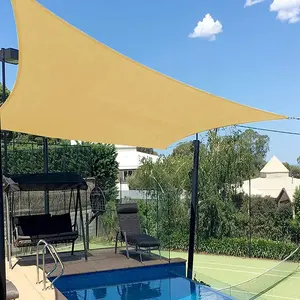 10 цветов HDPE прямоугольный солнцезащитный козырек Наружный козырек Солнцезащитный козырек УФ-блок для патио сада бассейна затеняющая сетка