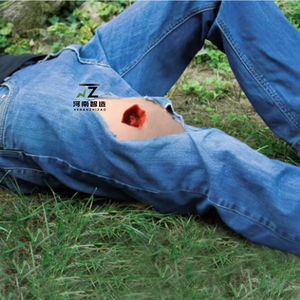 ชุดจำลองบาดแผลเลือดไหลแบบสวมใส่ได้ ชุดอุปกรณ์หยุดเลือดสำหรับบาดแผล, ชุดฝึกหัดการบรรจุวัสดุในบาดแผล - Product Image 4