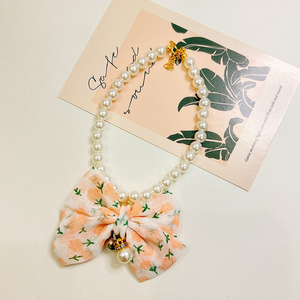 Collana per Cani con Ciondolo Osseo in Strass e Perle, Motivo Animale, Taglia Grande <span class=keywords><strong>L</strong></span>, Gioielli di Moda per Animali Domestici - Product Image 2