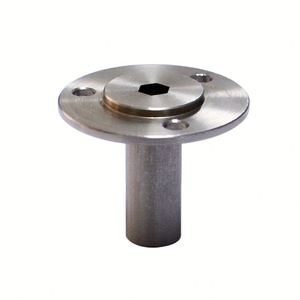 Brida de Montaje y Base de Eje de Acero Inoxidable de Precisión Mecanizadas por CNC con Perforación por Electroerosión por Hilo para Ensamblajes de Maquinaria Industrial - Product Image 2