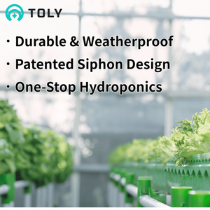 Gran PURELAND Multi-Span Hydroponics Aquaponics Greenhouse Farming Kit ABS/cubierta de aleación de aluminio Durable cultivo de plantas en maceta - Product Image 1