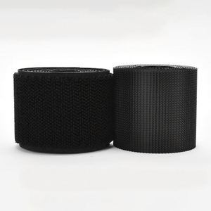 Cinta de Gancho y Bucle Negra de 8 Pulgadas de Ancho, Sin Adhesivo, para Coser en Ropa, Manualidades y Proyectos de Bricolaje - Product Image 1