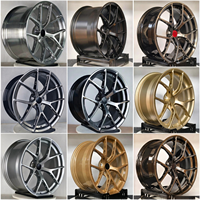 Jantes forgées concaves légères personnalisées Alibaba 5x130 5x114.3 5x112 5x120 pour Honda Civic Type R FK8 FL5 18 19 20 21 pouces