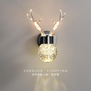 Lámpara de Pared de Cristal de Lujo Moderna y Minimalista de Chenjun, Estilo Italiano, para Dormitorio, Mesita de Noche, Sala de Estar, Lámpara Colgante de Pared - Product Image 3