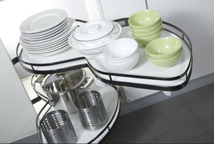 Accessori da cucina la nube contemporanea angolo cieco con cestini cieco nichel di colore-di chiusura molle - Product Image 3