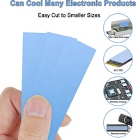 K-Jeda M.2 Pad thermique en silicone conducteur pour SSD CPU 70mm*20mm Haute conductivité thermique Haute température