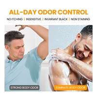Label privé gel douche kaki contrôle des odeurs déodorant rafraîchissant gel douche corps