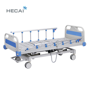 Медицинская кровать Hecai Factory с электроприводом, стальными бортиками, 3 функциями, гарантия 1 год - Product Image 2