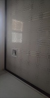 Diffuseur de plafond carré épaissi en ABS, grille d'aération 4 voies pour CVC, grille d'évacuation 600x600mm, découpe 550mm