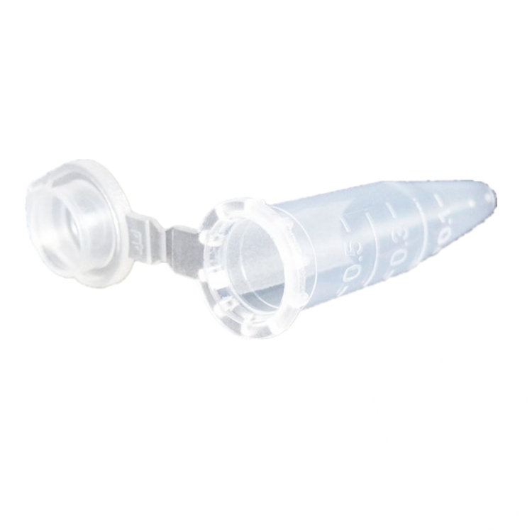 Лабораторная пластиковая DNase RNase Free Graduated 0,5 мл 1,5 мл 2 мл микро-Центрифуга с Защелкивающейся Крышкой