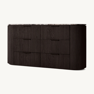 Cassettiera <span class=keywords><strong>Vintage</strong></span> Stile Rustico a 6 Cassetti in Legno Massello per <span class=keywords><strong>Camera</strong></span> <span class=keywords><strong>da</strong></span> <span class=keywords><strong>Letto</strong></span>, Mobile Contenitore per Abiti <span class=keywords><strong>da</strong></span> Soggiorno - Product Image 6