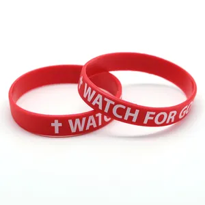 Promotion en gros, Bracelet fin personnalisé en vrac de 10mm, 2 couleurs, 6mm, 15mm, Bracelet d'amitié en Silicone noir pour garçon et fille