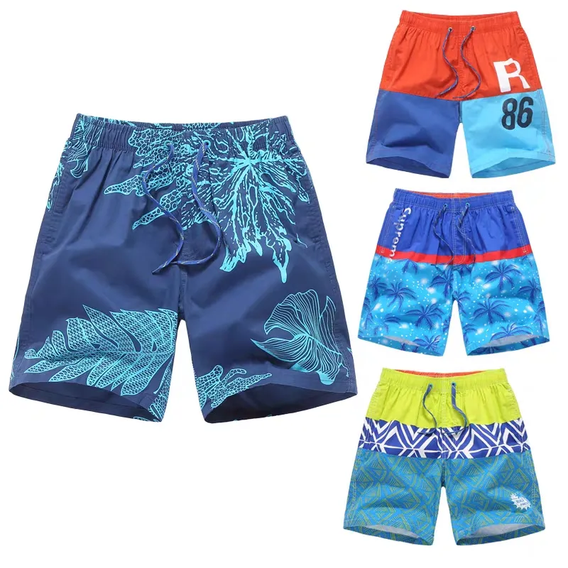 Hot sale new men's fashion seaside vacation beach surfing loose men's shorts