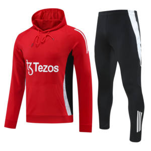 Autumn Winter Half Zipper Printed Hat <b>Sweatshirt</b> Short Training Suit Hoodie 25/26 Manchester European Clubs Competition Uniform - Product Image 4