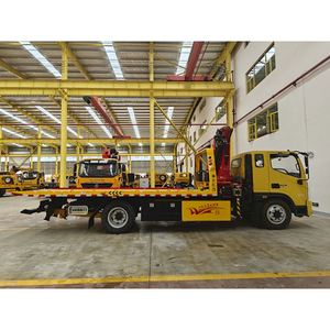 Camión Grúa de Brazo Plegable Foton Chassis Hongchang Tianma de 6.3 Toneladas, Doble Propósito para Remolque y Transporte de Carga - Product Image 2