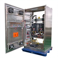 Armoire électrique basse tension 400A en acier inoxydable SS316L, boîtier électrique 400V IP44 pour systèmes de distribution d'énergie industrielle