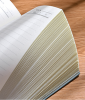 Carnet personnalisé avec logo, couverture rigide en cuir PU A5 80g, 100 feuilles intérieures, pour publicité et promotion d'entreprise