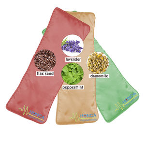 Masque de sommeil en herbes naturelles personnalisé avec logo, aromathérapie, pour les yeux secs, thérapie chaude et froide au micro-ondes, coussin pour les yeux lesté - Product Image 2