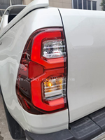 Feux arrière LED rouges de haute qualité pour Hilux, feux arrière modifiés pour pick-up, kit carrosserie Hilux, mise à niveau Hilux, montage par vis, 2016-2021