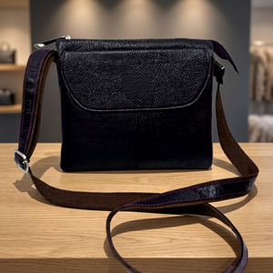 Bolsos de Mano de Lujo para Mujer, de Cuero Genuino, Casuales, Ligeros, Plegables, Portátiles, con Cierre, Impermeables, de Gran Capacidad (3L+) - Product Image 4