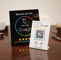 Support de révision NFC multilingue (allemand, français, espagnol) en PVC NFC215 – Support de révision par simple pression pour entreprises