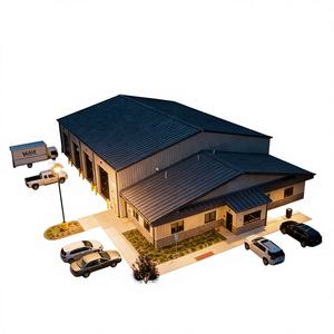 Taller y Almacén Prefabricado de Acero Sostenible con Acero Q345B para Proyectos en África - Estructura de Celosía de Gran Vano - Product Image 1