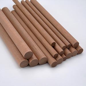 Palitos de Madera de Sepelé Maciza Pulida, 200x10mm, Redondos, Multifuncionales para Manualidades Infantiles - Product Image 2